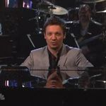 Jeremy Renner performed songs for his films he wroteâturns out he has a good voice! Unfortunately, SNL doesn't have the monologue online. You can see a clip below, and go here to watch the whole thing.